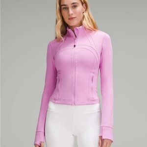 Lululemon Define Jacket Cropped Dahlia Mauve Pink - Size 4 (Small)
